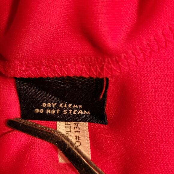 NWT American Living Fuchsia Pink Eyelet Lace Dress Womens 12 Sleeveless Modest - Picture 10 of 10